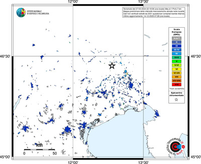 Mappa EMS - territori località
