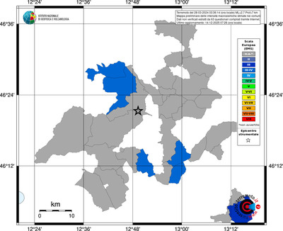 Mappa EMS - territori comuni