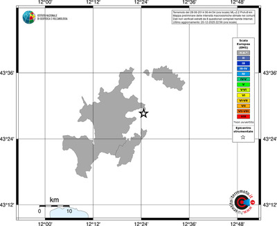 Mappa EMS - territori comuni