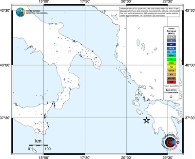 Mappa EMS - territori località