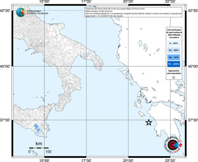 Mappa territorio comunale con almeno 3 questionari
