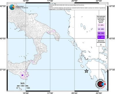 Mappa territorio comunale con almeno 3 questionari