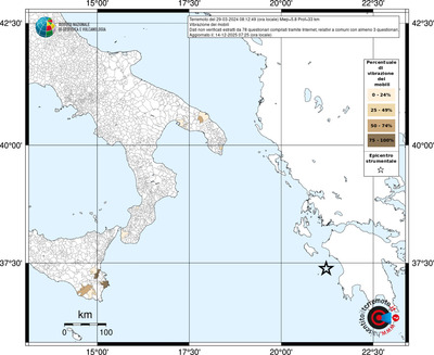 Mappa territorio comunale con almeno 3 questionari