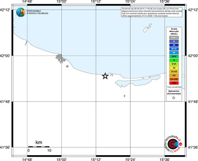 Mappa MCS - territori località