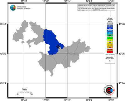 Mappa EMS - territori comuni