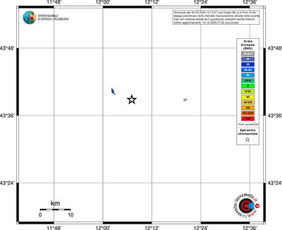 Mappa EMS - territori località