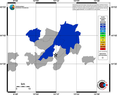 Mappa EMS - territori comuni