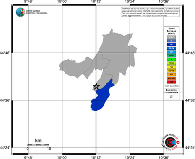 Mappa EMS - territori comuni