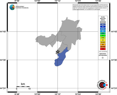 Mappa MCS - territori comuni