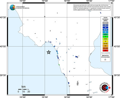 Mappa EMS - territori località