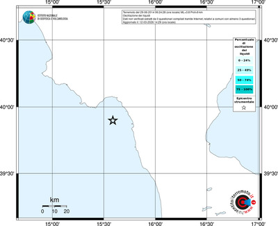 Mappa territorio comunale con almeno 3 questionari