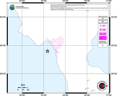 Mappa territorio comunale con almeno 3 questionari
