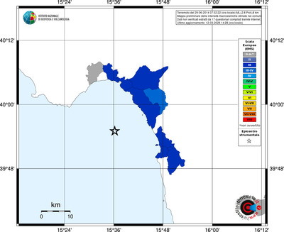 Mappa EMS - territori comuni