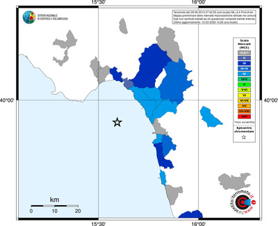 Mappa MCS - territori comuni