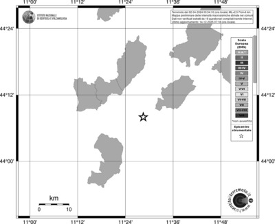 Mappa EMS - territori comuni