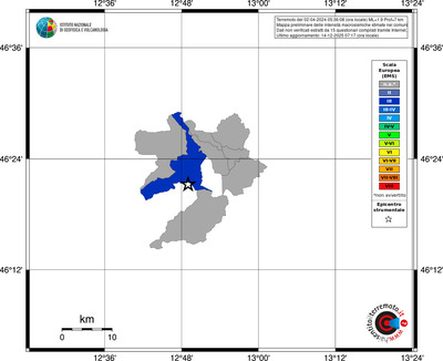 Mappa EMS - territori comuni
