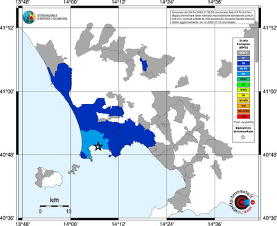Mappa EMS - territori comuni