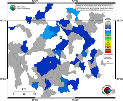 Mappa EMS - territori comuni