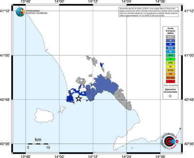 Mappa EMS - territori località