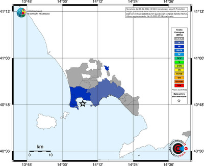 Mappa EMS - territori comuni