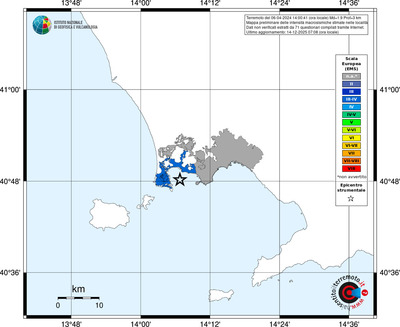 Mappa EMS - territori località