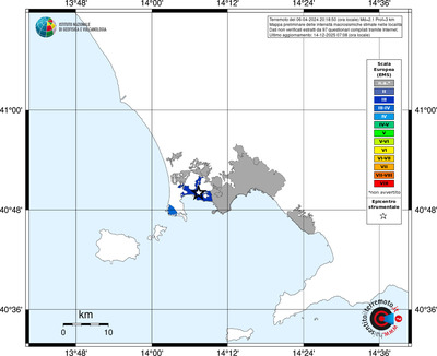 Mappa EMS - territori località