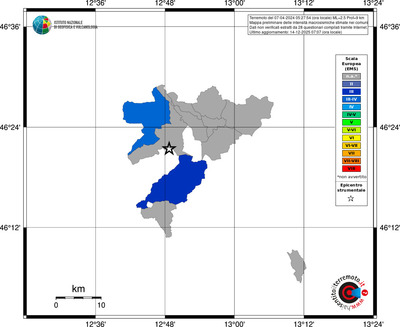 Mappa EMS - territori comuni