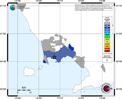Mappa EMS - territori comuni