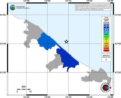 Mappa EMS - territori comuni
