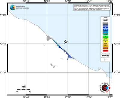 Mappa MCS - territori località
