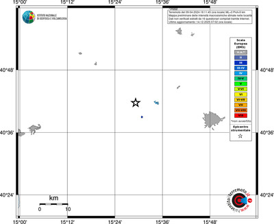Mappa EMS - territori località