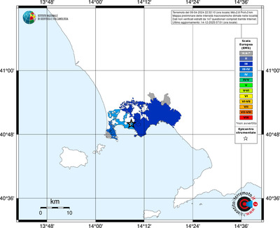 Mappa EMS - territori località
