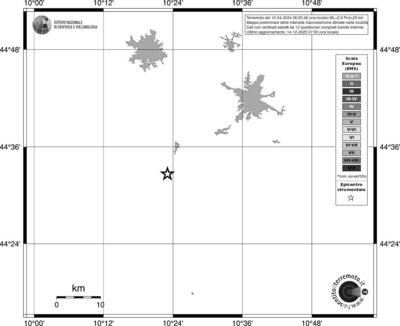 Mappa EMS - territori località