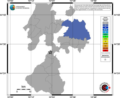 Mappa MCS - territori comuni