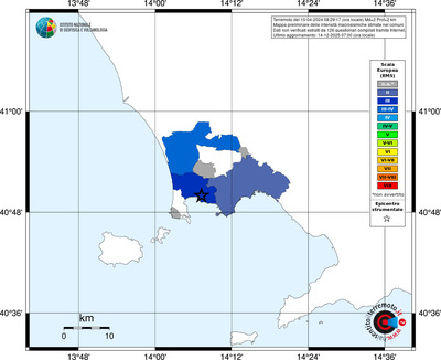 Mappa EMS - territori comuni