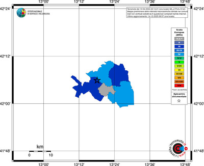Mappa EMS - territori comuni