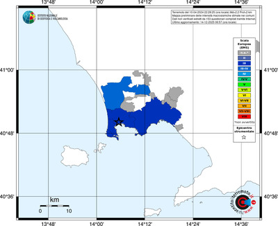 Mappa EMS - territori comuni