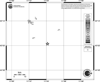 Mappa EMS - territori località