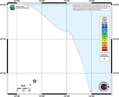 Mappa EMS - territori località