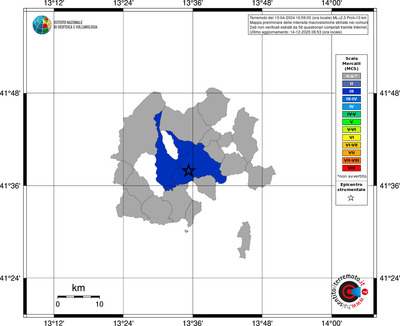 Mappa MCS - territori comuni