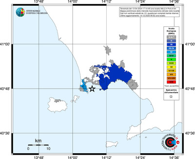 Mappa EMS - territori località