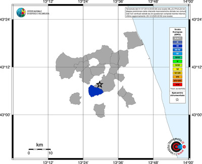 Mappa EMS - territori comuni