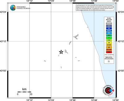 Mappa MCS - territori località