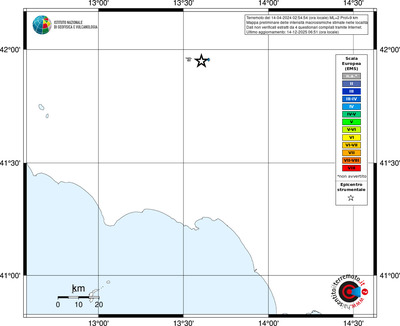 Mappa EMS - territori località