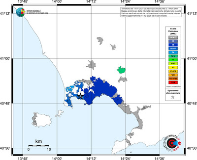 Mappa EMS - territori località