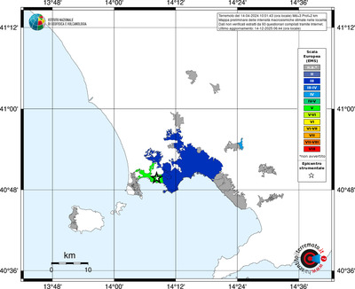Mappa EMS - territori località
