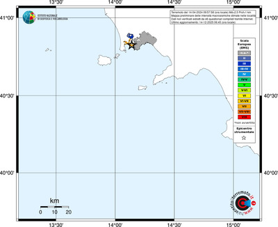 Mappa EMS - territori località