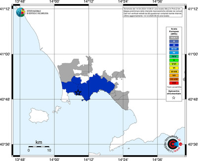Mappa EMS - territori comuni