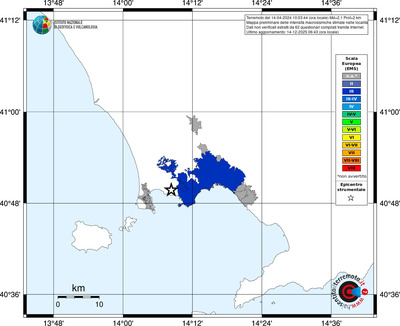 Mappa EMS - territori località