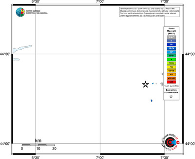 Mappa MCS - territori località